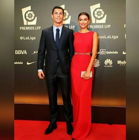 Cristiano Ronaldo with Irina Shayk.